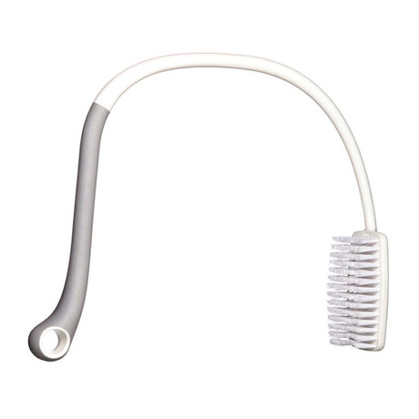 Bath Brush with Long, Curved Handle