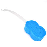 Bath Sponge with Curved Handle