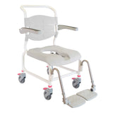Cadeira de banho leve / Cadeira sanitária com rodas