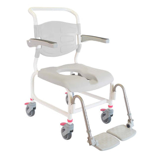 Let badestol / Toiletstol på hjul - Seniorshop