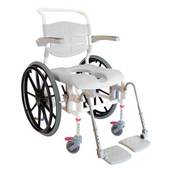 Cadeira de banho leve / Cadeira sanitária com rodas