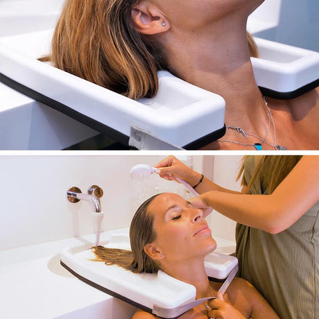 Hair Washing Tray in Sturdy Plastic