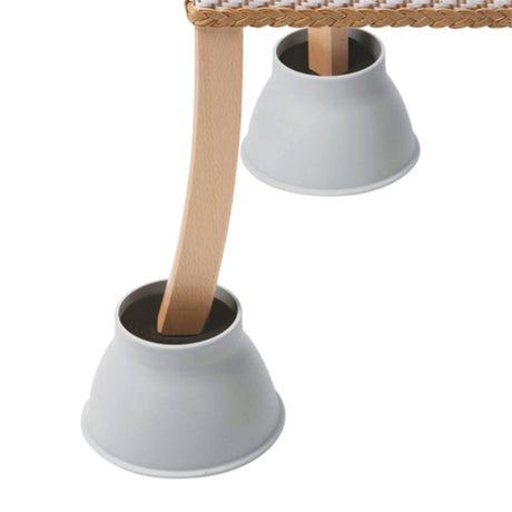Bed/Chair Risers in Plastic, 4 pcs., 9 cm High