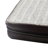 Almofada de assento com capa preta - 50x42x5cm