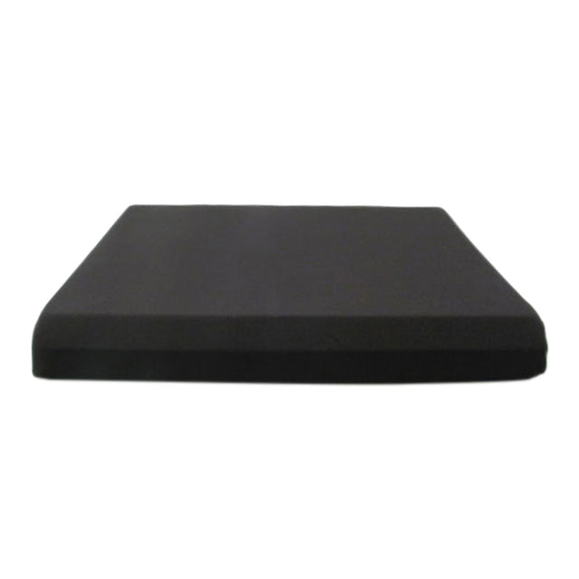 Almofada de assento com capa preta - 50x42x5cm