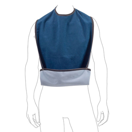 Dining Mat Velour, Blue, 85x45 cm