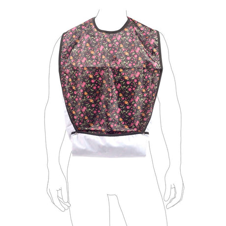 Polyester dining bib, Floral, 85x45 cm