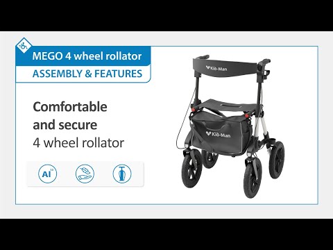 Mego Rollator - Cinzento claro